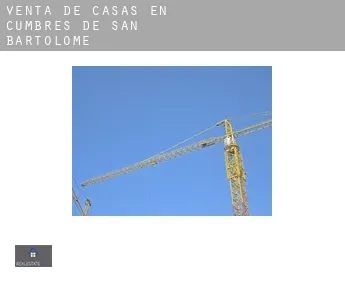 Venta de casas en  Cumbres de San Bartolomé