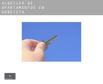 Alquiler de apartamentos en  Arbeteta