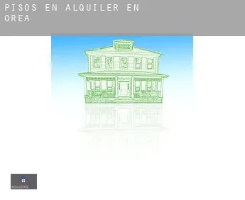 Pisos en alquiler en  Orea