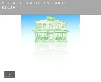 Venta de casas en  Baños de Rioja