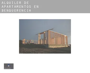 Alquiler de apartamentos en  Benquerencia