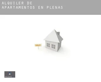 Alquiler de apartamentos en  Plenas