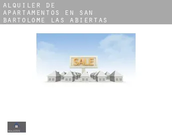 Alquiler de apartamentos en  San Bartolomé de las Abiertas