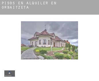 Pisos en alquiler en  Orbaitzeta