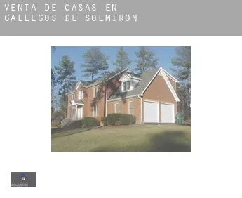 Venta de casas en Gallegos de Solmirón