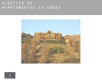 Alquiler de apartamentos en  Ordes