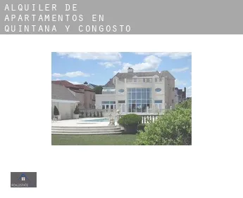 Alquiler de apartamentos en  Quintana y Congosto
