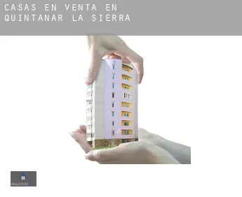 Casas en venta en  Quintanar de la Sierra