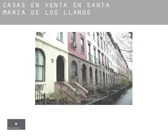 Casas en venta en  Santa María de los Llanos