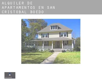 Alquiler de apartamentos en  San Cristóbal de Boedo